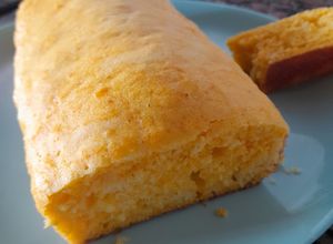 Una foto de Budín de naranja y zanahoria
