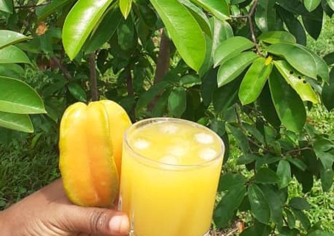 Step-by-Step Guide to Make Favorite Star fruit juice