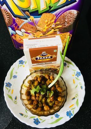 A picture of Spicy chana.