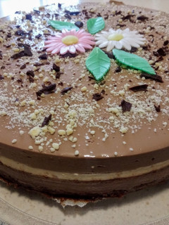 Una foto de Tarta 3 chocolates