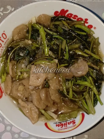 Langkah Gampang Membikin Resep Tumis Kangkung Pentol yang Lezat Sekali Anti Ribet, Mantap Sekali