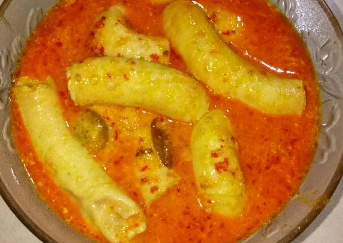 Resep Tambunsu.. Gulai usus sapi isi telur tahu oleh Sari - Cookpad