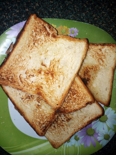 A picture of Pan toasted bread.