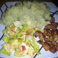 A picture of Mashed plantains #4weekchallenge.