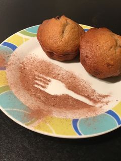 Φωτογραφία της συνταγής Muffins μπανάνα - σοκολάτα