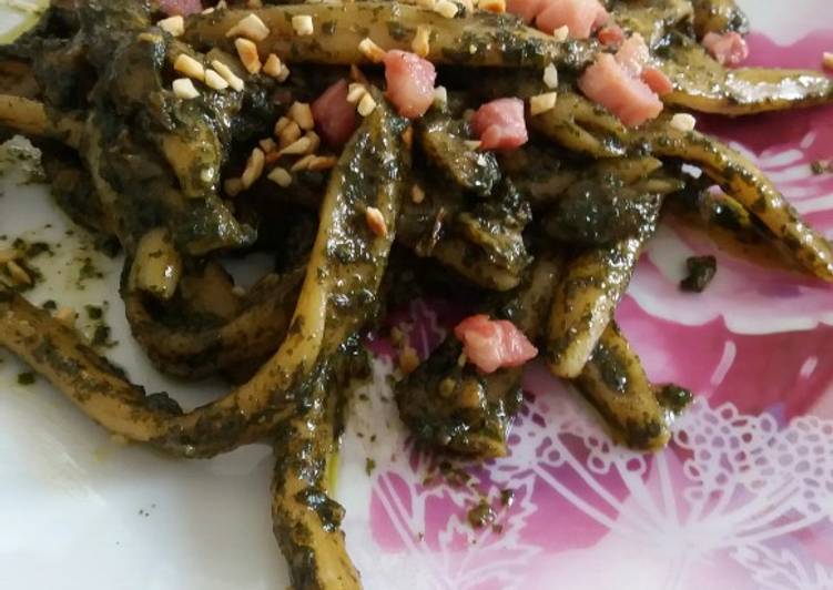 Simple Way to Make Perfect Maccheroni al pesto di basilico