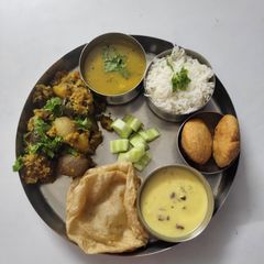 Gujarati Thali A picture of Gujarati Thali.