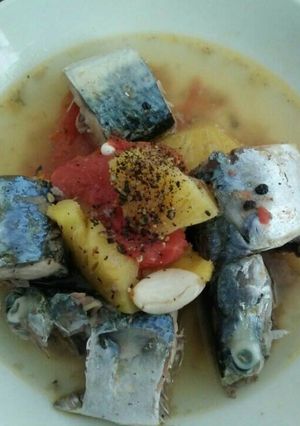 Hình của món Cá nục kho thơm cà.