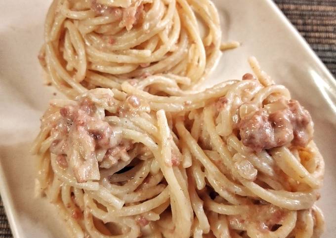 Resep Corned Beef Spaghetti oleh aniesaryono - Cookpad