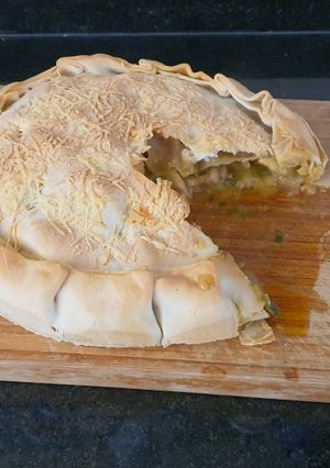 Una foto de Tarta gloriosa de pollo