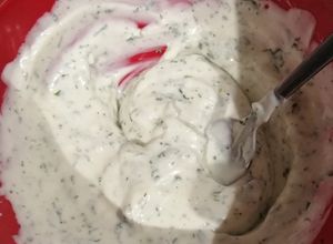 Una foto de Salsa de Yogurt para untar