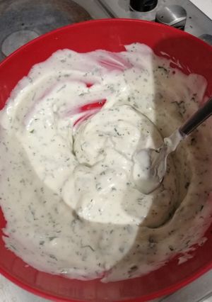 Una foto de Salsa de Yogurt para untar
