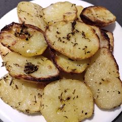 Oven Cooked Potatoes A picture of Oven Cooked Potatoes.
