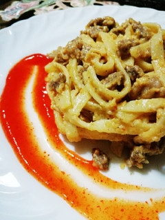 Foto resep Pasta Fettuccine Carbonara