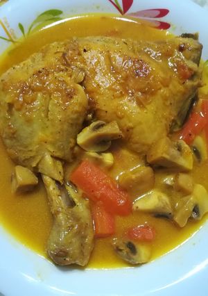 عکسی از دستور مرغ پرتقالی