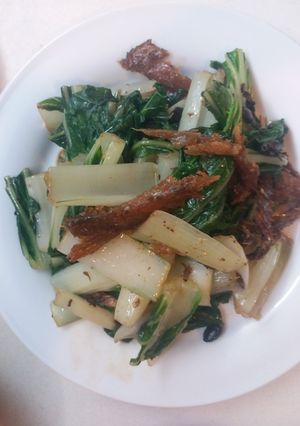 Foto resep Tumis sawi dengan ikan tauco