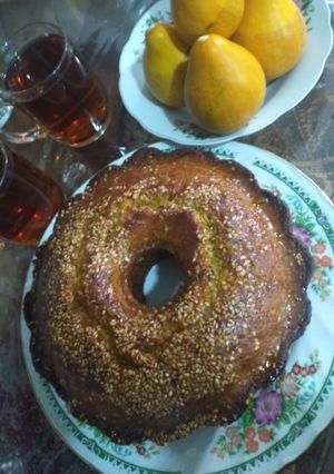 عکسی از دستور کیک باقلوا