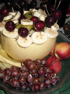 Una foto de Postre Navidad y Año Nuevo, frutas de estación
