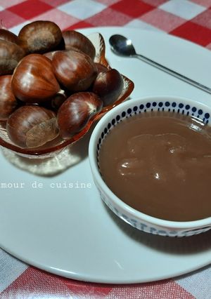 Une photo de Crème de marrons 🌰 châtaignes