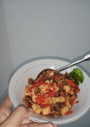 Foto resep Kerang dara tumis tahu