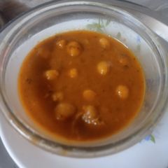 A picture of Chickpeas curry.