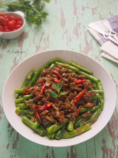Foto resep Tumis buncis siram daging