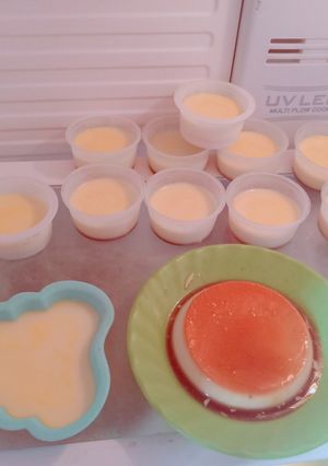 Hình của món Bánh Flan béo ngậy.