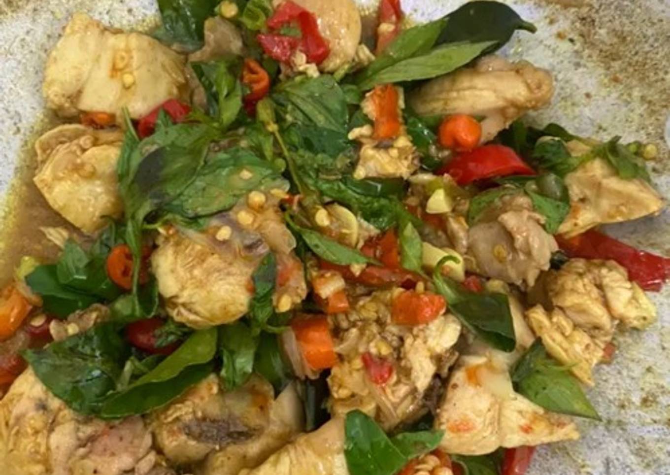 Ayam Oku (bumbu cincang)