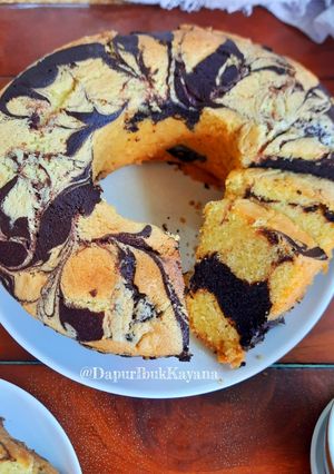 Foto resep 1094. Marmer Cake Rumahan