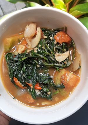 Foto resep Kangkung Blacan (Tumis Kangkung Terasi)
