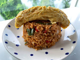 ข้าวผัดต้มยำเห็ดฟางไข่โอมุ😅🍄🫚🌶️