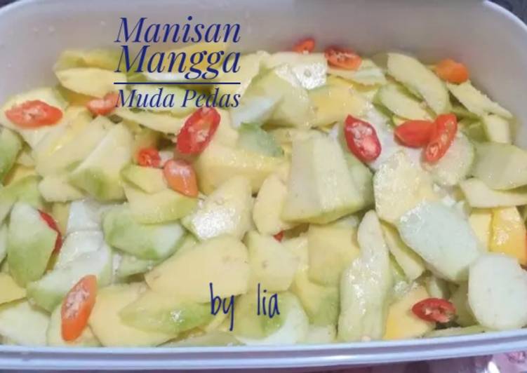 Siap Saji Manisan Mangga Muda Pedas Lezat Mantap