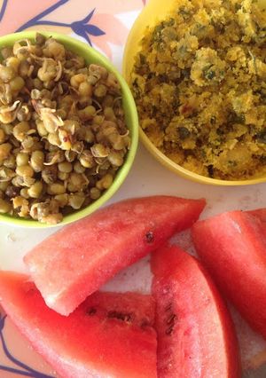 A picture of Methi Ni Bhaji na Bhajiya.
