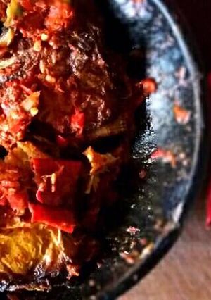 Foto resep Ikan pari asap sambal terasi