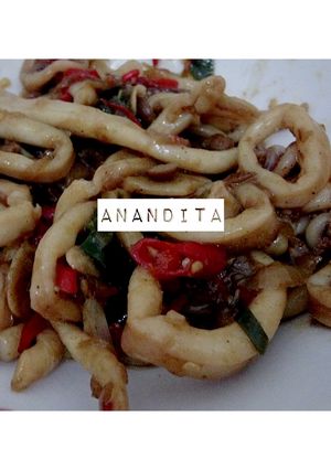 Foto resep Tumis Cumi Simple gak pake lama 