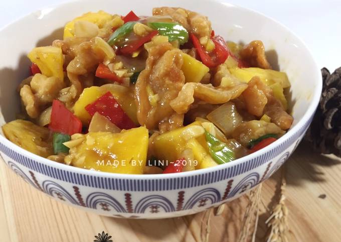 Ayam fillet Nanas - ayam saos nanas - resep olahan ayam - resep mudah pemula