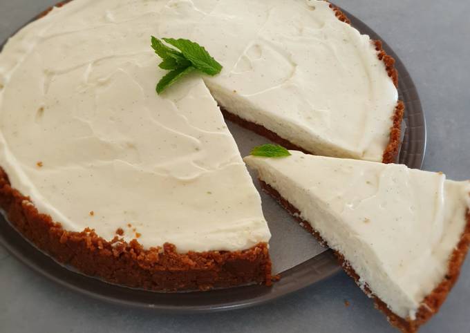 Méthode simple pour Faire Rapide Cheesecake spéculoos et citron vert