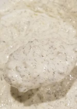 A picture of Keto Tartar Sauce.