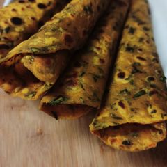 A picture of Methi Thepla.
