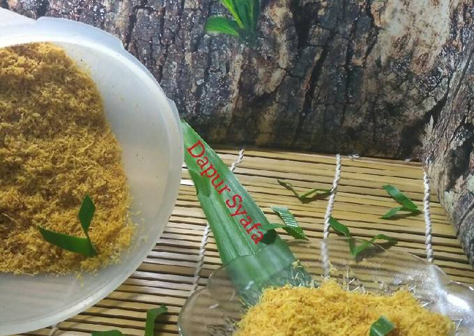 Resep bikin Serundeng Kelapa Aroma Pandan yang sempurna