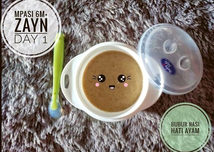 MPASI Hati Ayam (6 Bulan + Day 1) Menu Lengkap💛
