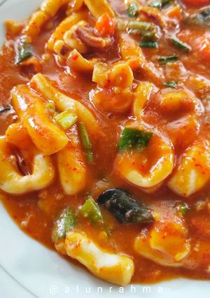 Foto resep 21. Cumi Saos Padang