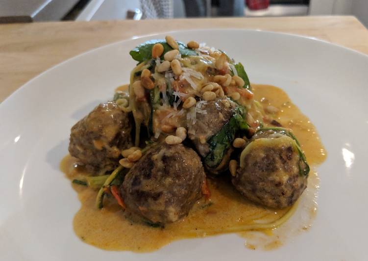 Recipe of Award-winning Courgetti and Meatballs