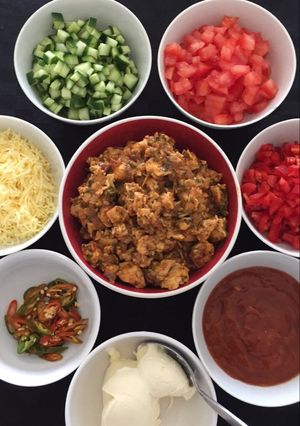 A picture of Chicken Fajitas.
