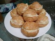 Gambar kue soes tepung custard