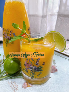 Gambar 👩‍🍳Mango Agua Fresca 🇲🇽