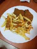 Carajacas de hígado con papas fritas a mi estilo