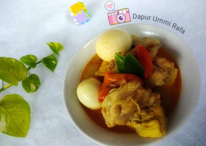 Menu Buka Puasa Sehat Gulai Ayam Tahu Telur