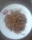 Thịt băm chưng mắm tôm