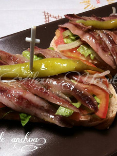 Una foto de Pincho de anchoas caseras